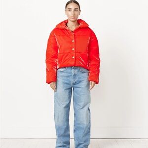 Simon Miller Red Puffer Jacket “puffy puff jacket” RARE